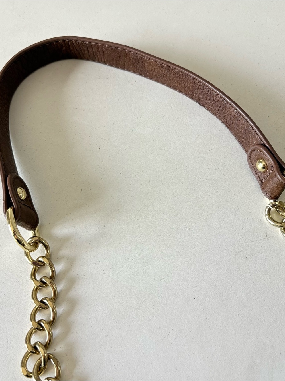 Anthropologie Brown Hobo Bag Triple 7 Modern Moon Shoulder Crossbody Bag Tote - Picture 3 of 11